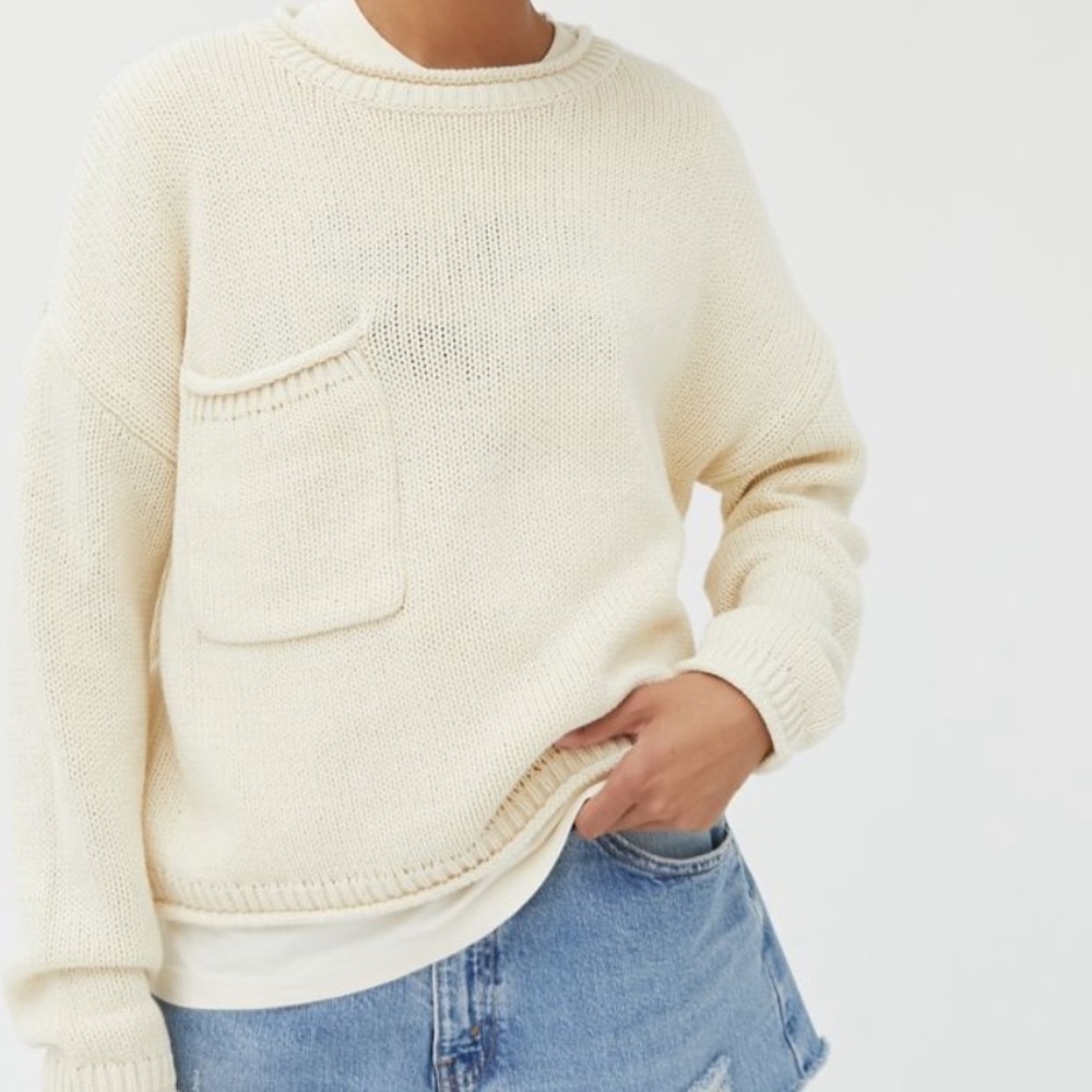 UO Leona Slouchy Pocket Sweater